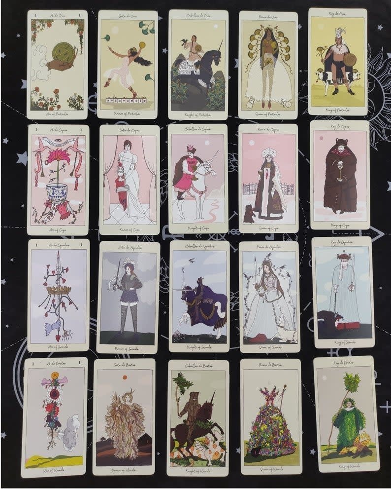 Tarot De Carlotydes 78 Kart Symbolika Klasyczna Nowoczesny