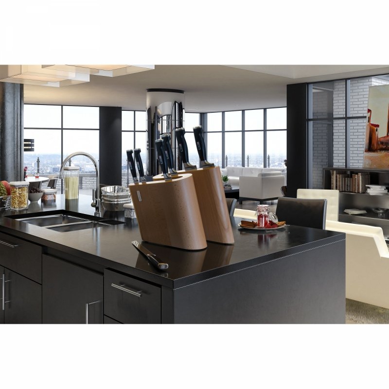 Magnetyczny Blok Na Noże Z Drewna Bukowego S Grand Prix Artelegno