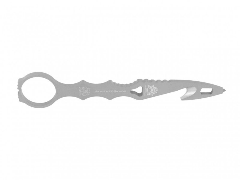 Nóż Benchmade 179GRY SOCP Hook - Hak ratowniczy, wybijak do szyb, klucz do butli tlenowych, stal 440C - 171 mm - Benchmade