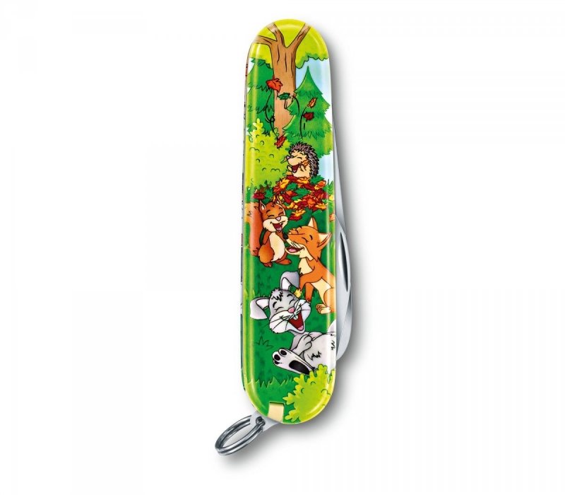 Zestaw dla dzieci scyzoryk My First Victorinox, zwierzęca edycja Królik „Hopsi“ 0.2373.E2
