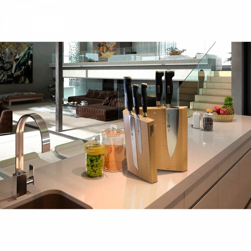 Magnetyczny Blok Na Noże Z Drewna Bukowego Grand Prix Artelegno