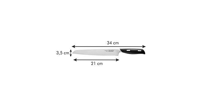 Nóż do chleba GrandCHEF 21 cm