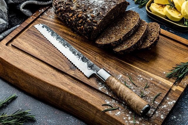 Nóż do pieczywa Forged VG10 20cm - ząbkowane, japońska stal