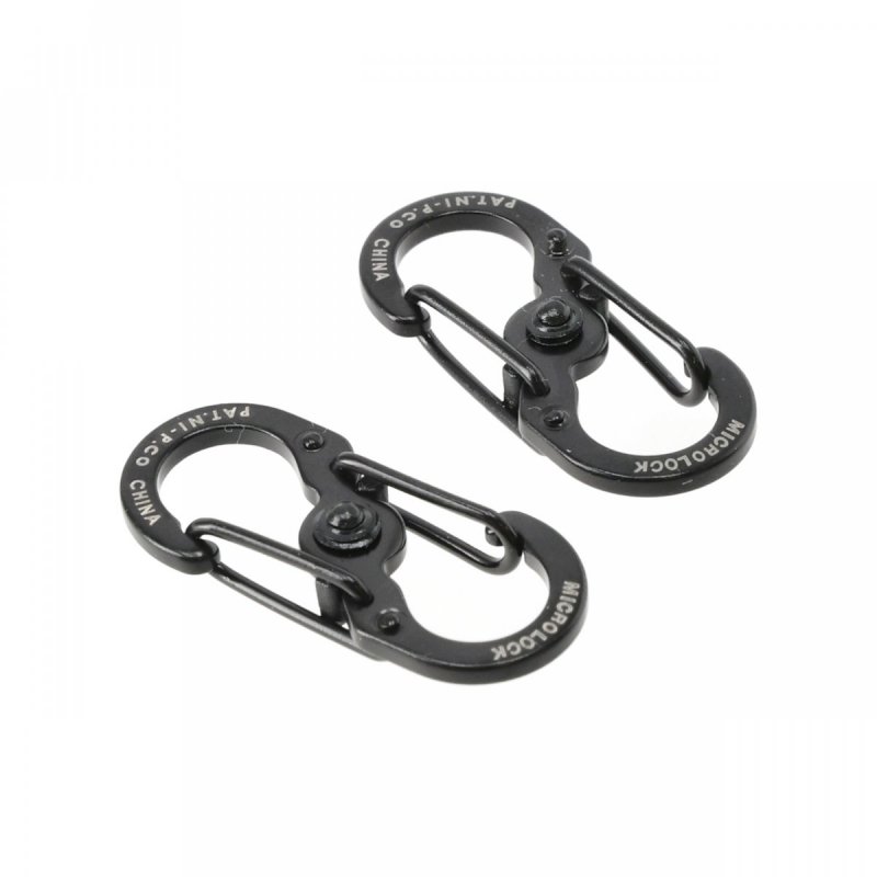 Zestaw dwóch karabinków Nite Ize S-Biner MicroLock czarne