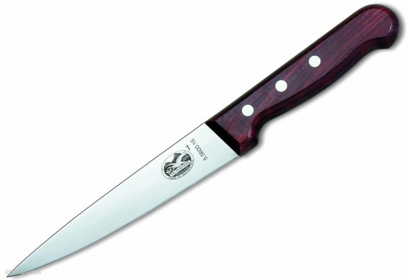 Nóż kuchenny Victorinox 12 cm - Uniwersalny do krojenia, drewniana rękojeść, precyzyjne cięcie - 5.5600.12