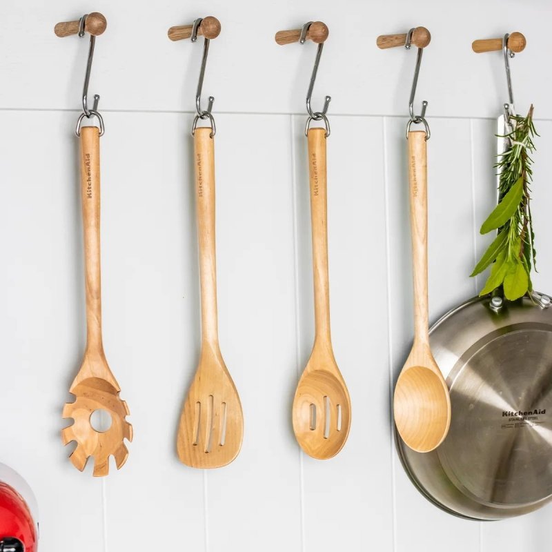 KitchenAid łyżka drewniana z dziurkami  CORELINE Birch