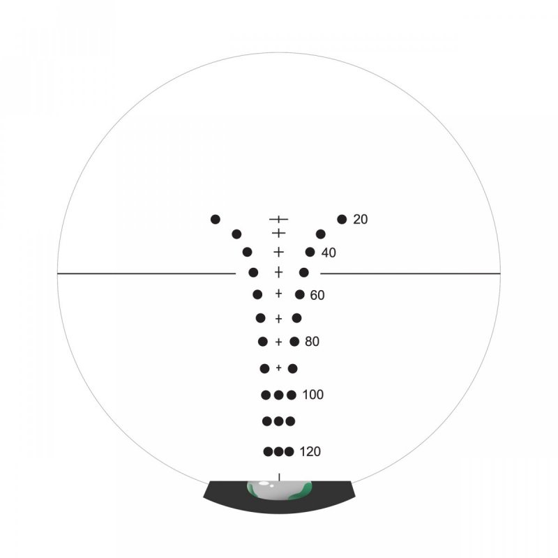 Luneta celownicza Leapers UTG OP3 1,5-6X36 Crossbow Scope 130 Hunter BDC
