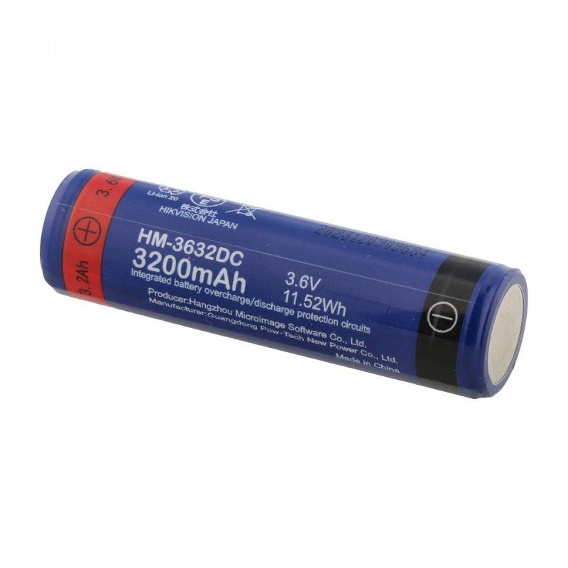 Akumulator 3200 mAh 3,6 V 18650 do celownika termowizyjnego termowizora HIKMICRO