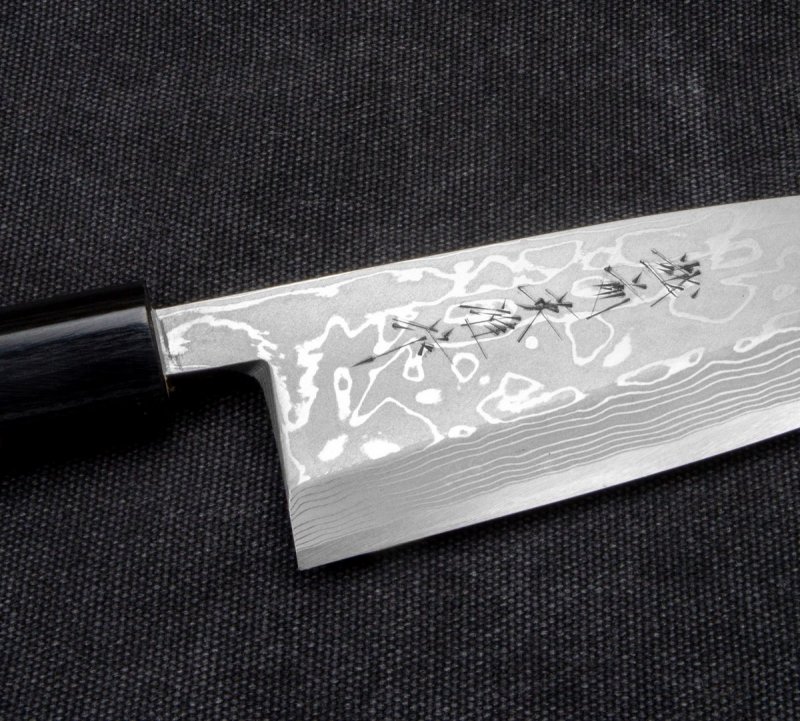 Hideo Kitaoka Shirogami Satin Nóż Deba 16,5cm