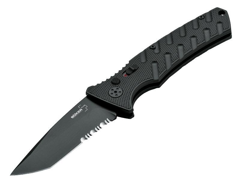 Nóż Boker Plus Strike Tanto, stal AUS-8, aluminium, automat