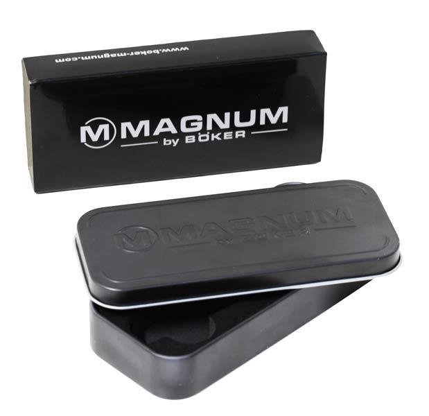 Nóż Magnum Medic, stal 440A, ratowniczy, pomarańczowy, zbijak