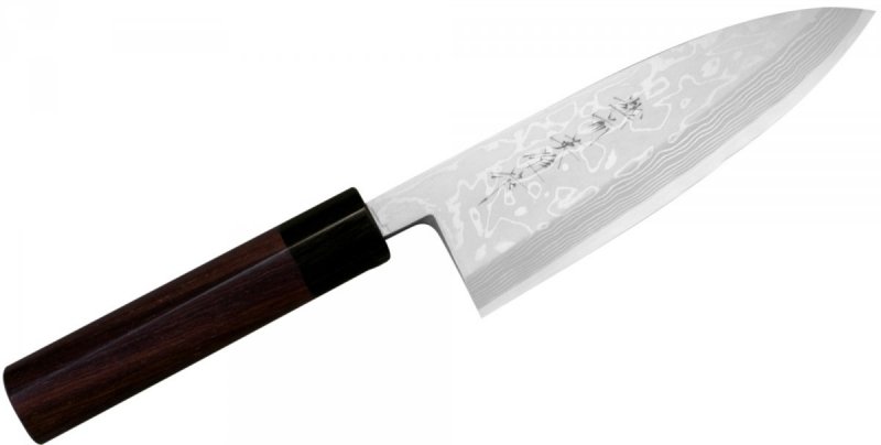 Hideo Kitaoka Shirogami Satin Nóż Deba 16,5cm