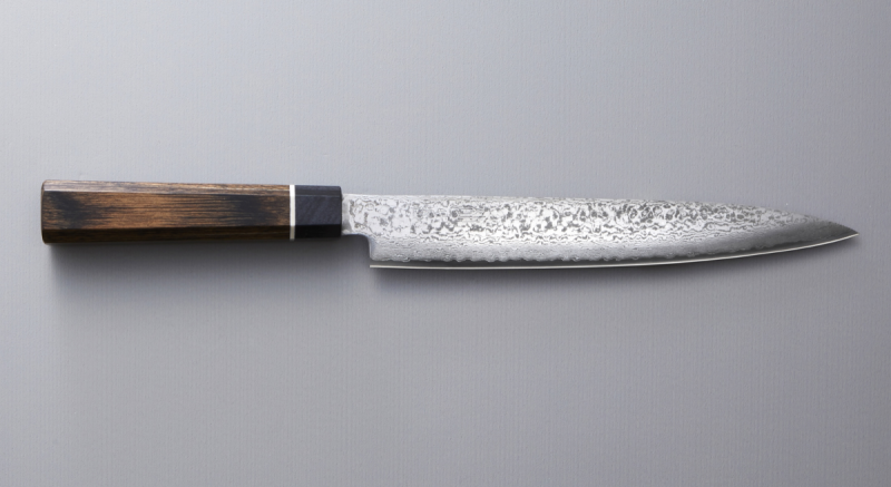 Nóż kuchenny Suncraft SENZO BLACK Sashimi 210 mm