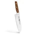 Nóż Santoku Fissman Bremen 18cm, drewno różane, precyzyjny, stal X50