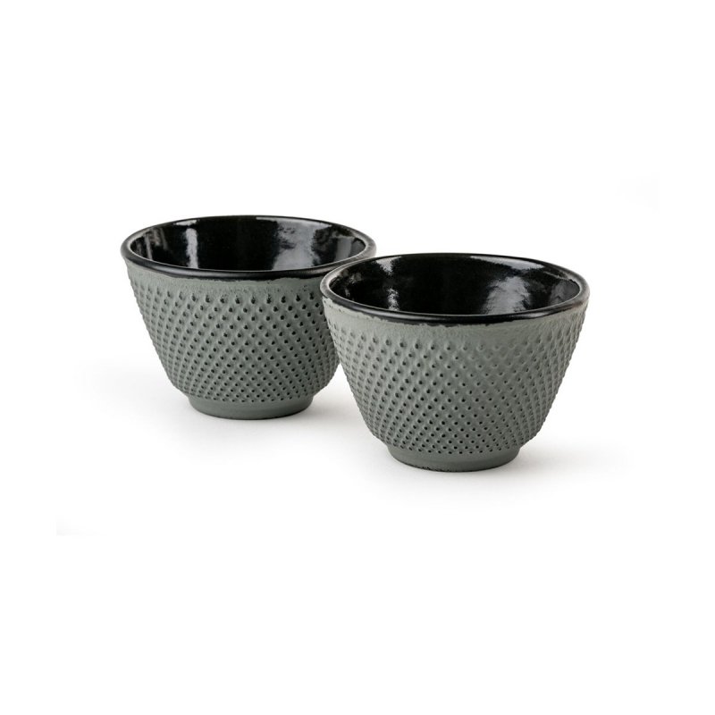 Czarki żeliwne do herbaty Xilin - 2 sztuki - light green / Bredemeijer