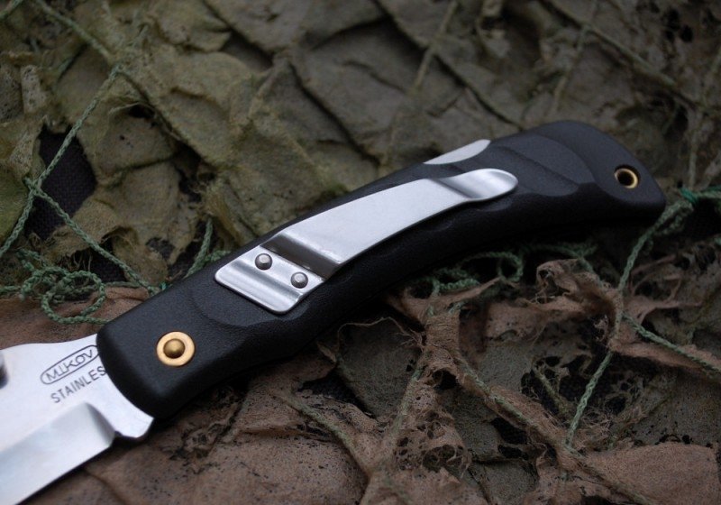 Nóż składany Mikov Crocodile 243-NH-1/C klips 9 cm stal 420