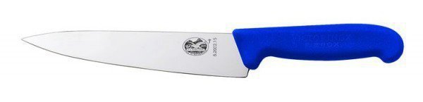 Nóż kuchenny Victorinox Fibrox - Antypoślizgowa rękojeść, zabezpieczenie palca, do mięsa - 15 cm - 5.2002.15