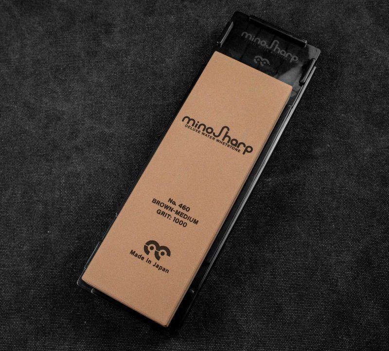 MinoSharp Kamień Ostrzący 1000 z Prowadnicą Japoński