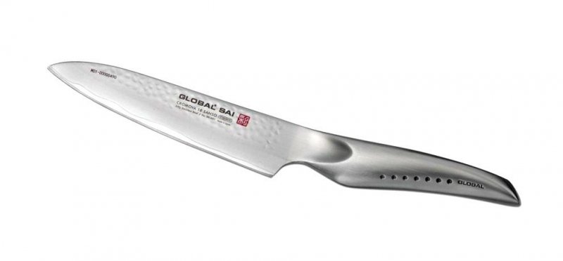 Nóż Szefa Kuchni Global SAI - 14 cm, Stal Cromova 18, Uniwersalny