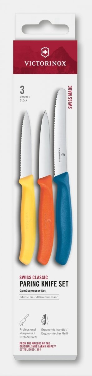 Victorinox Zestaw noży do warzyw i owoców Swiss Classic, 3 elementy 6.7116.32C1