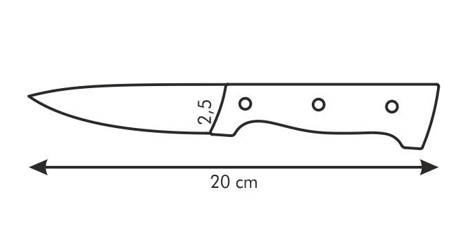 Nóż uniwersalny HOME PROFI 9 cm Tescoma