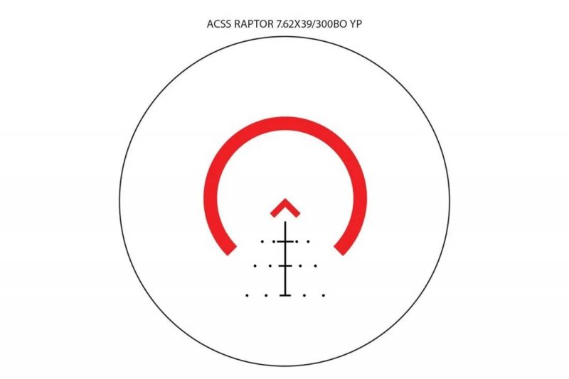 Celownik pryzmatyczny Primary Arms SLx 3x Micro Prism iR Red ACSS Raptor 7.62/300BO Yard FDE