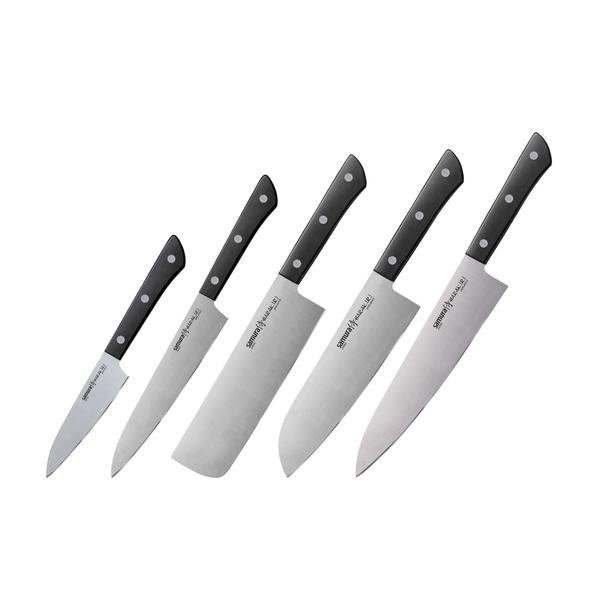 Samura Harakiri zestaw 5 noży kuchennych  z Blokiem Magnetycznym