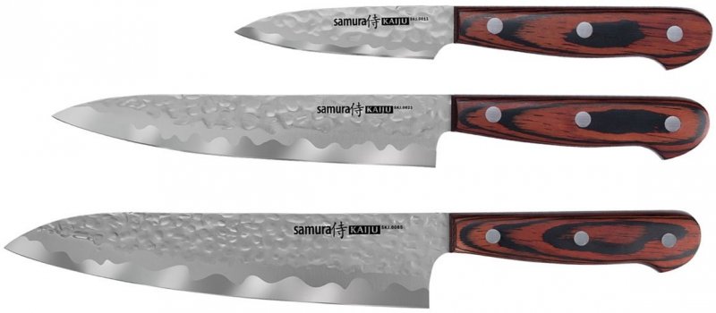 Samura KAIJU zestaw 3 noży kuchennych