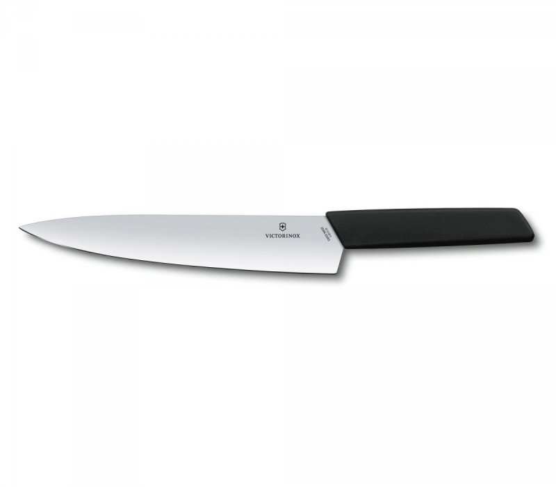 Nóż do porcjowania, 22 cm, czarny Victorinox  6.9013.22B