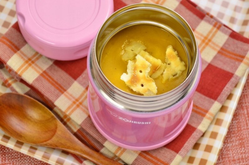 Termos obiadowy Zojirushi 750ml Krem - stal, próżniowy, szczelny