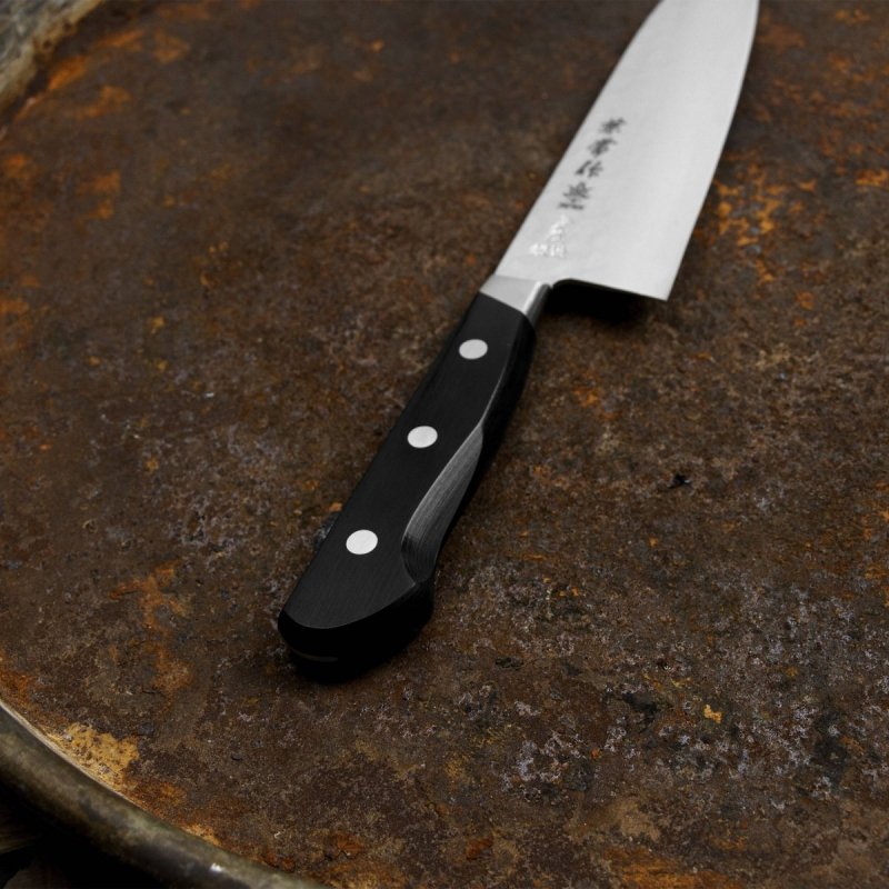 Kanetsune YH-3000 Super Aogami/SS Nóż Santoku 18 cm