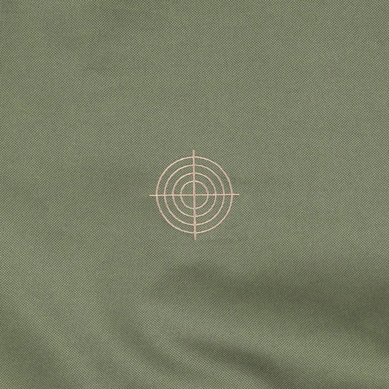 Pokrowiec na fotel samochodowy przód oliv 01, haft tarcza beżowa