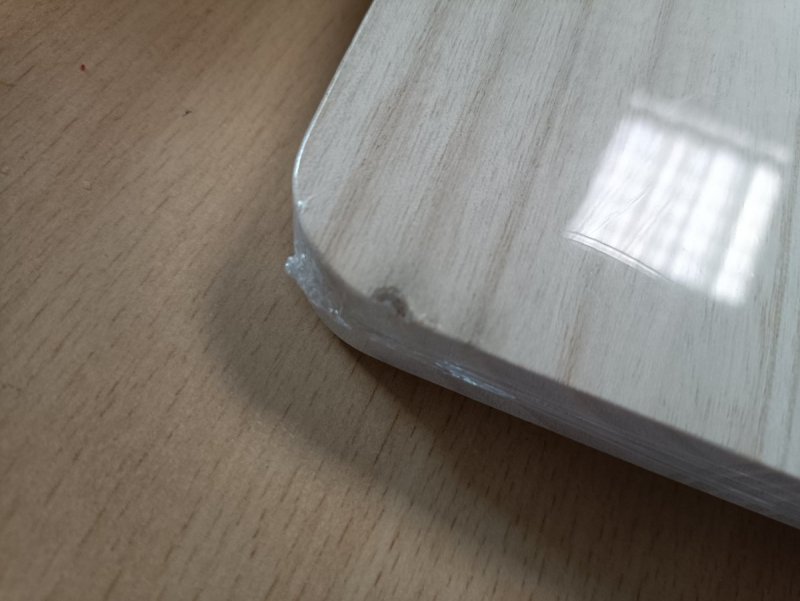 Tojiro Deska do krojenia z drewna paulownia 35x20x2 cm z WADĄ