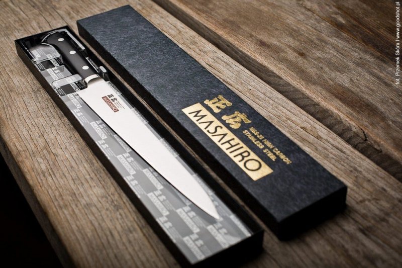 Nóż Masahiro MV-H Slicer 24 cm do plastrowania i filetowania