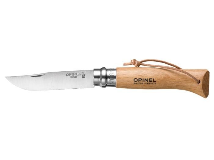 Opinel Nóż Inox Adventure 08 rzemień
