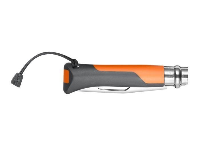 Nóż Opinel Outdoor Orange 08 8,5 cm gwizdek 110dB