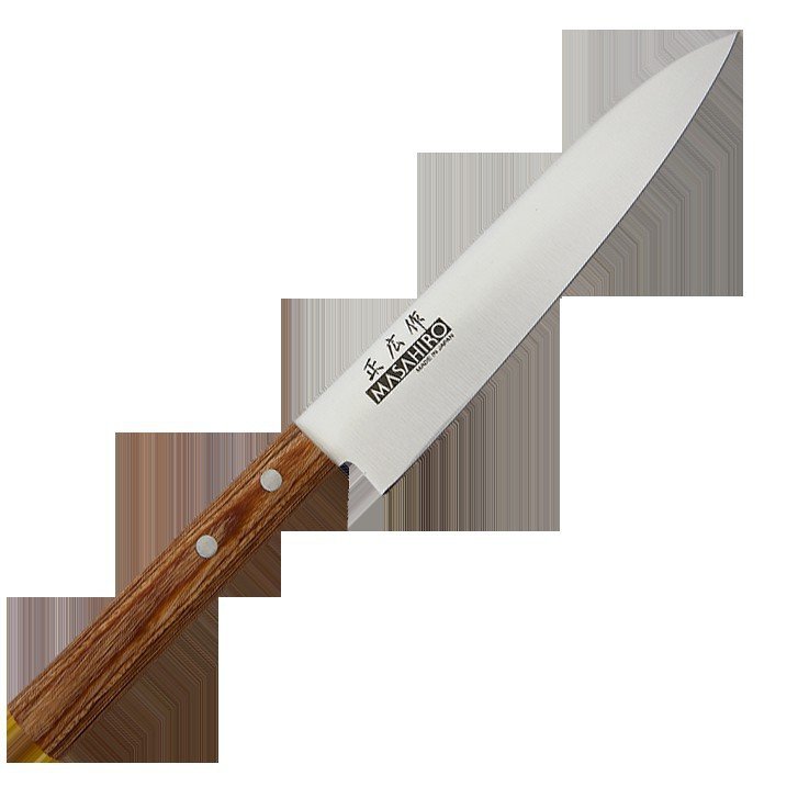 Nóż Masahiro Sankei Utility 150mm Brązowy [35925]