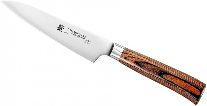 Tamahagane SAN Brown Nóż uniwersalny 12cm