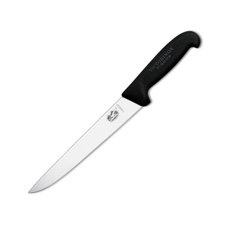 Nóż do usuwania kości Victorinox Fibrox - Precyzyjne krojenie mięsa, antypoślizgowa rękojeść - Stal nierdzewna, 20 cm - Victorinox