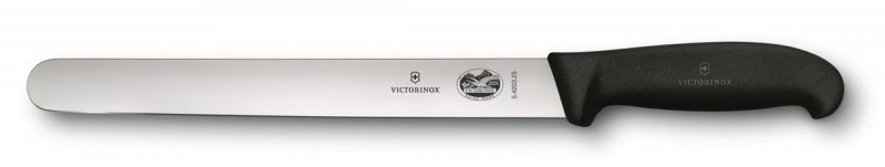 Nóż do plastrowania Victorinox Fibrox - Ergonomiczny, stal nierdzewna, do krojenia mięsa i wędlin - 25 cm - 5.4203.25