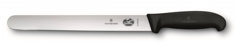 Nóż do plastrowania Victorinox Fibrox - Ergonomiczny, stal nierdzewna, do krojenia mięsa i wędlin - 25 cm - 5.4203.25