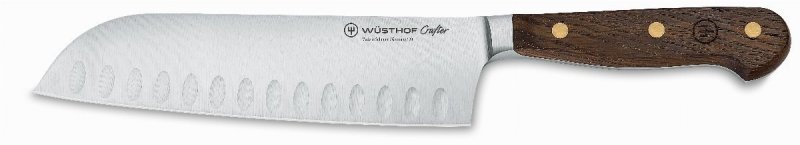 Wusthof Crafter Santoku 17 cm z Wgłębieniami Dąb
