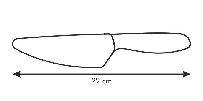 Nóż z ostrzem ceramicznym VITAMINO 12 cm Tescoma