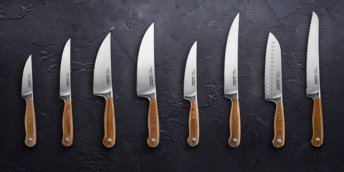 Nóż Santoku FEELWOOD 17 cm