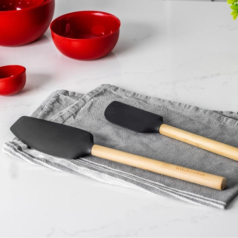 KitchenAid szpatuła silikonowa do dzieży CLASSIC Bamboo