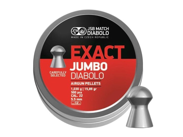 Śrut diabolo JSB Exact Jumbo 5,52 mm 500 szt.