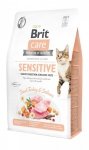 Brit Care Cat Grain Free Sensitive karma dla kotów z nadwrażliwością pokarmową z indykiem i łososiem 2kg