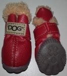 Zolux Buty dla psa T1 czerwone 4szt 4x3cm