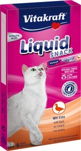 Vitakraft Cat Liquid 6szt Kaczka+B.Glu