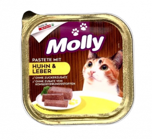 Molly szalka 100g dla kota z kurczakiem i wątróbką